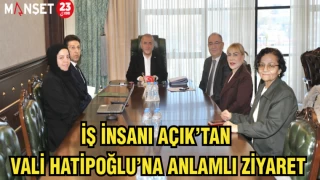 İş insanı Açık’tan Vali Hatipoğlu’na anlamlı ziyaret