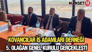 Kovancılar İş Adamları Derneği 5. Olağan Genel Kurulu Gerçekleşti