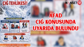 Afad çığ konusunda uyarıda bulundu
