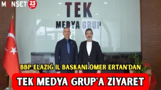 BBP ELAZIĞ İL BAŞKANI ÖMER ERTAN'DAN TEK MEDYA GRUP'A ZİYARET