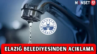 Elazığ Belediyesinden Açıklama