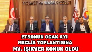 ETSOnun Ocak Ayı Meclis Toplantısına Mv. Işıkver Konuk Oldu