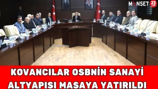 Kovancılar OSBnin Sanayi Altyapısı Masaya Yatırıldı