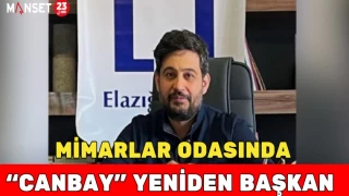 MİMARLAR ODASINDA "CANBAY" YENİDEN BAŞKAN