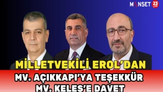 MV.EROL'DAN MV. AÇIKKAPI'YA TEŞEKKÜR MV. KELEŞ'E DAVET