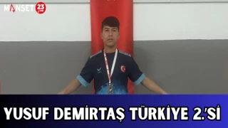 YUSUF DEMİRTAŞ TÜRKİYE 2.’Sİ