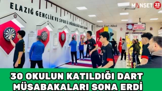 30 OKULUN KATILDIĞI DART MÜSABAKALARI SONA ERDİ