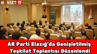 AK Parti Elazığ Teşkilat Toplantısı Gerçekleştirildi