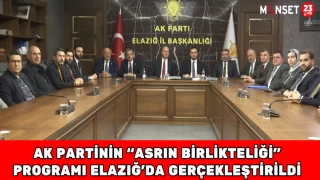 AK Partinin “Asrın Birlikteliği” Programı Elazığ’da Gerçekleştirildi