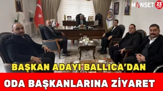 Başkan Adayı Ballıca'dan Oda Başkanlarına Ziyaret