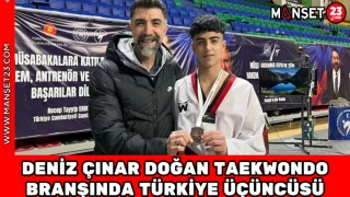 Deniz Çınar Doğan Taekwondo Branşında Türkiye Üçüncüsü