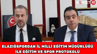 Elazığspordan İl Milli Eğitim Müdürlüğü ile Eğitim ve Spor Protokolü