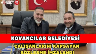 Kovancılar Belediyesi Çalışanlarını Kapsayan Sözleşme İmzalandı