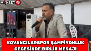Kovancılarspor Şampiyonluk Gecesinde Birlik Mesajı