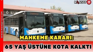 Mahkeme Kararı: 65 Yaş Üstüne Kota Kalktı