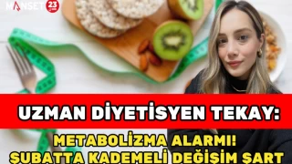 Uzman Diyetisyen Tekay: "Metabolizma Alarmı! Şubatta Kademeli Değişim Şart"