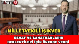 Milletvekili Işıkver, Esnaf ve Sanatkârların Beklentileri İçin Önerge Verdi