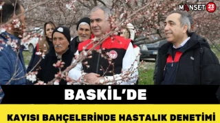 Baskil’de Kayısı Bahçelerinde Hastalık Denetimi