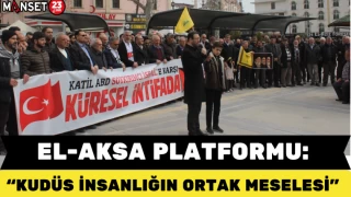 El-Aksa Platformu: "Kudüs İnsanlığın Ortak Meselesi"