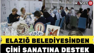 Elazığ Belediyesinden Çini Sanatına Destek