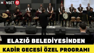 Elazığ Belediyesinden Kadir Gecesi Özel Programı