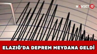 Elazığ’da Deprem Meydana Geldi