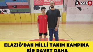 Elazığ’dan Milli Takım Kampına Bir Davet Daha