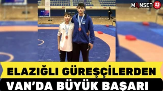 Elazığlı Güreşçilerden Van’da Büyük Başarı