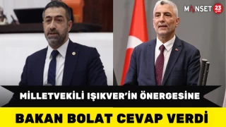 Milletvekili Işıkver’in Önergesine Bakan Bolat Cevap Verdi