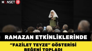 Ramazan Etkinliklerinde “Fazilet Teyze” Gösterisi Beğeni Topladı