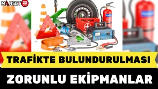 Trafikte Bulundurulması Zorunlu Ekipmanlar