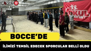 BOCCE’DE İLİMİZİ TEMSİL EDECEK SPORCULAR BELLİ OLDU