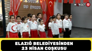 Elazığ Belediyesinden 23 Nisan Coşkusu