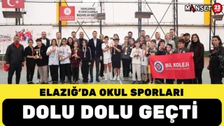 ELAZIĞ’DA OKUL SPORLARI DOLU DOLU GEÇTİ