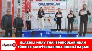 ELAZIĞLI MUAY THAİ SPORCULARINDAN TÜRKİYE ŞAMPİYONASINDA ÖNEMLİ BAŞARI