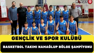 GENÇLİK VE SPOR KULÜBÜ BASKETBOL TAKIMI NAMAĞLUP BÖLGE ŞAMPİYONU