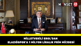 Milletvekili Erol’dan Elazığspor’a 1 Milyon Liralık Prim Müjdesi