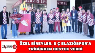 Özel Bireyler, S Ç Elazığspor’a Tribünden Destek Verdi