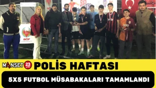 Polis Haftası 5x5 Futbol Müsabakaları Tamamlandı