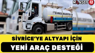 Sivrice’ye Altyapı İçin Yeni Araç Desteği