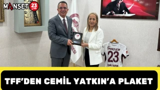 TFF’den Cemil Yatkın’a Plaket