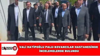 Vali Hatipoğlu Palu-Kovancılar Hastanesinde İncelemelerde bulundu