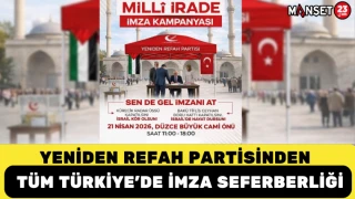 Yeniden Refah Partisinden Tüm Türkiye’de İmza Seferberliği