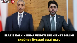 Elazığ Kalkındırma ve Köylere Hizmet Birliği Encümen Üyeleri Belli Oldu