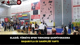 Elazığ, Türkiye Spor Tırmanışı Şampiyonasına Başarıyla Ev Sahipliği Yaptı