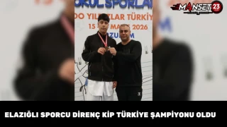Elazığlı Sporcu Direnç Kip Türkiye Şampiyonu Oldu