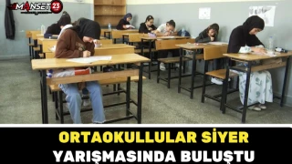 Ortaokullular Siyer Yarışmasında Buluştu