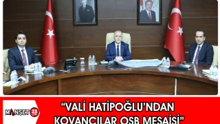 “Vali Hatipoğlu’ndan Kovancılar OSB Mesaisi”