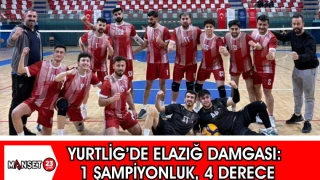 YURTLİG’DE ELAZIĞ DAMGASI: 1 ŞAMPİYONLUK, 4 DERECE