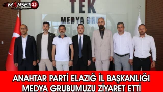 Anahtar Parti Elazığ İl Başkanlığı Medya Grubumuzu Ziyaret Etti